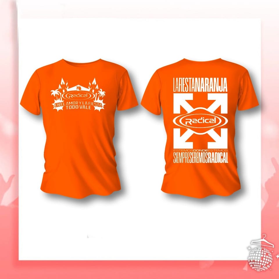 Camiseta ((Radical)) – Fiesta Naranja 2024