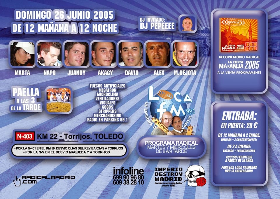 Fiesta del Camello 2005 · contraportada del CD