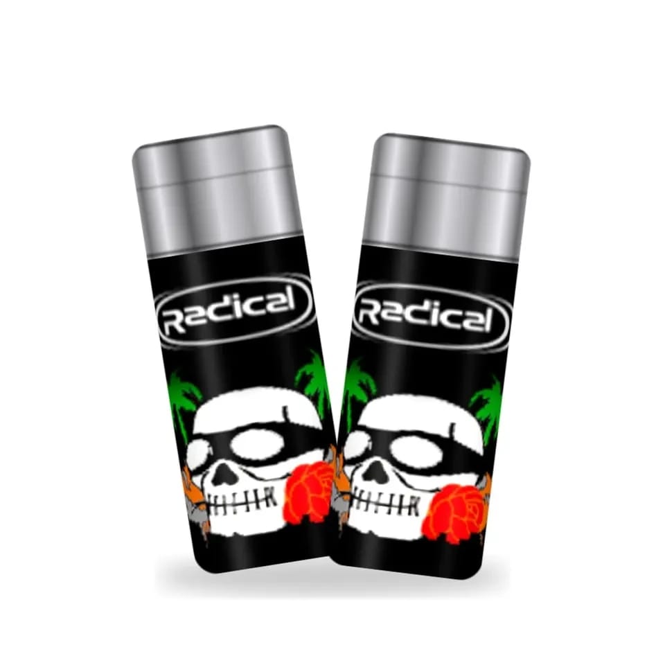 Mechero ((Radical)) Negro Calavera 2026
